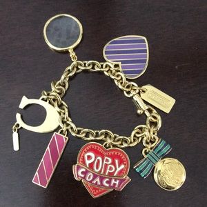 Coach charm bracelet